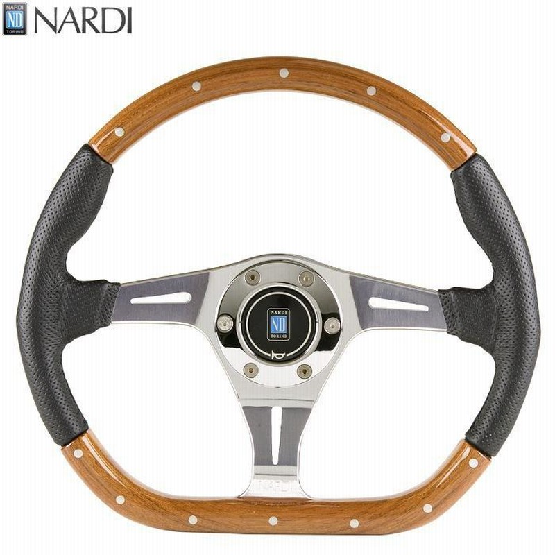 NARDI ナルディ N200 Kallista カリスタ ステアリング 径350mm NARDIホーンボタン・クロームホーンリング・専用ビス付属【お取り寄せ】  | LINEショッピング