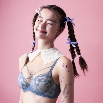 莎薇-SAVVY21 B-E罩杯性感有型的BRA(藍)-QB3308N5