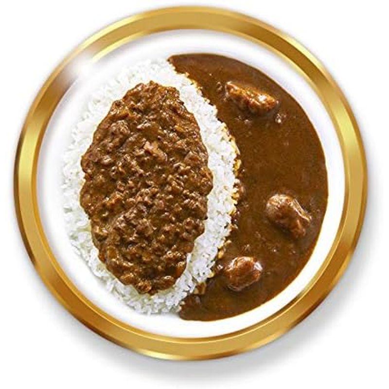 エスビー食品 噂の名店 奇跡のあいがけ 看板ドライカレー焙煎チキンカレー 200G ×5箱