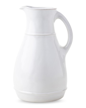 Puro Ceramic Pitcher - Whitewash