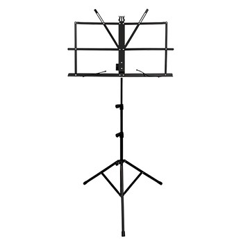 KONIX 便攜可升降折疊譜架 附送防水譜架包 高度可自由調整 承重力強  黑色  1個