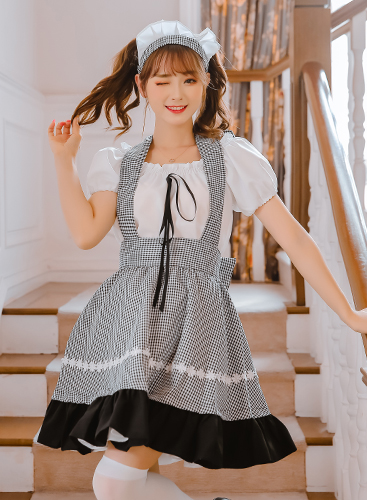 ワンピース新品、未使用  高級メイド服  かわいいコスプレ3点セット