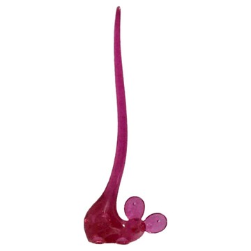 KOZIOL 淘氣鼠珠寶架  1個  6.5 x 4.8 x 18.8cm  透桃