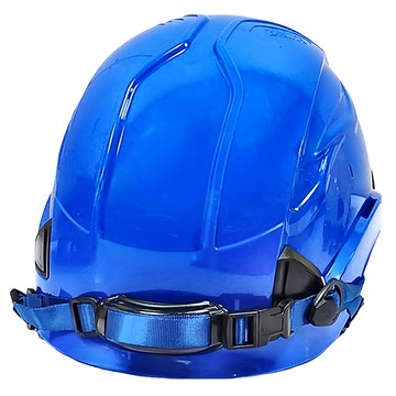 O.PO 歐堡牌 ABS防護頭盔 SN-630 適合頭圍52-63cm 重量448g 快接扣下巴織帶  20.5 x 27 x 18cm  藍色  1個