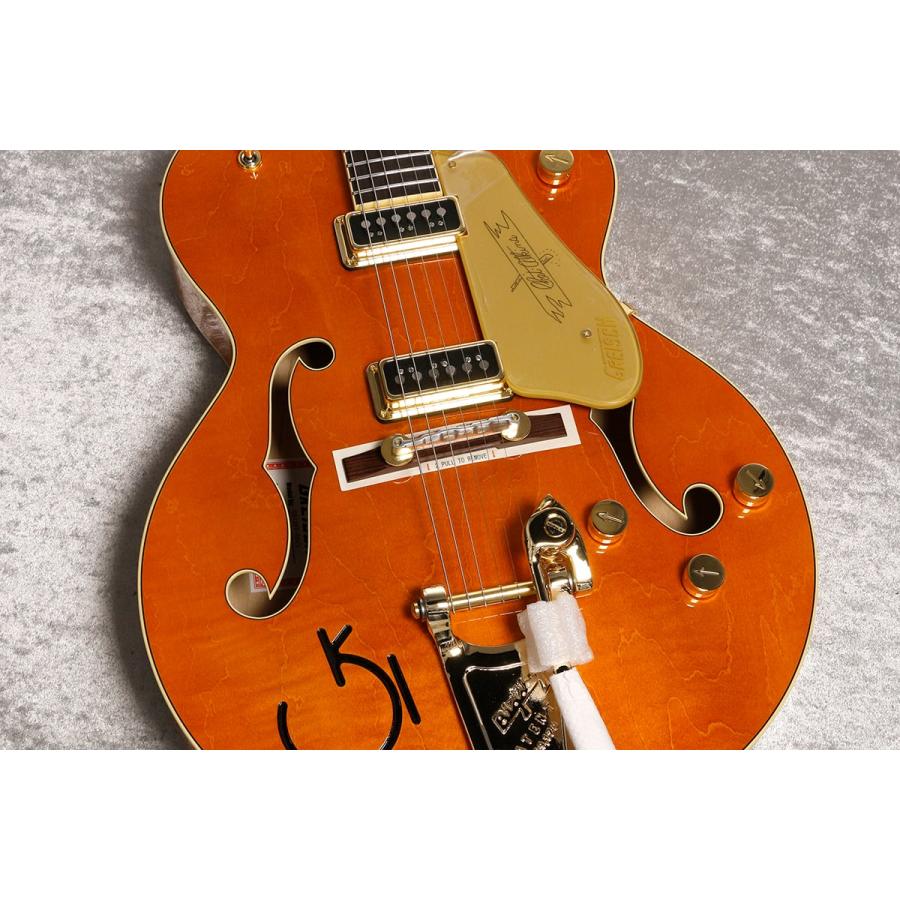 Gretsch   G6120T-55 Vintage Select Edition '55 Chet Atkins Hollow Body with Bigsby TV Jones Vintage Orange Stain Lacquer