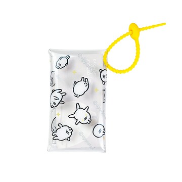 【PENROTE 筆樂】醜白兔透明收納包