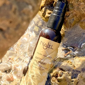 法國NAJEL阿勒坡沙漠椰棗按摩護理油80ml(臉+身體+頭髮用)