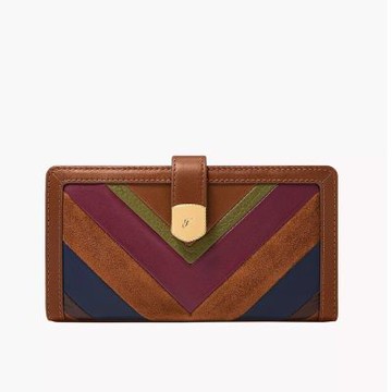 FOSSIL Logan 真皮卡片女皮夾 SL10089186