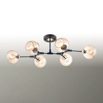 E27 工業風半吸頂六燈 B250-53-12-1912