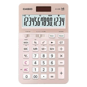 CASIO 14位計算機櫻花限定版 JS-40B-PK