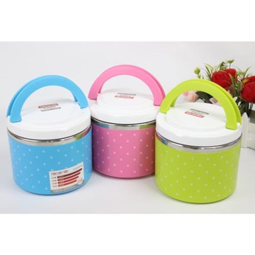 手提不銹鋼飯盒保溫桶分格上班族女便當盒學生大容量便攜單層餐盒