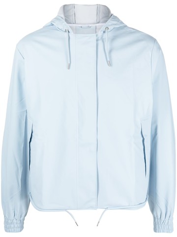 Rains - String W waterproof hooded jacket - unisex - Polyester/Polyurethane - S - Blue
