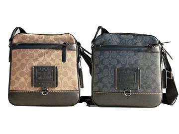 ~雪黛屋~COACH 肩背包小容量國際正版保證進口防水防刮皮革材質品證購證塵套提袋等候10-15日C403521