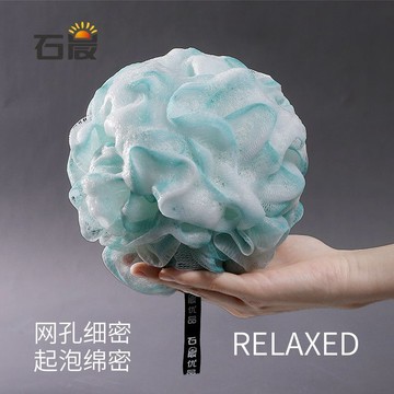 🔥在臺好物🔥石晨超大號沐浴球網易嚴選洗澡泡沫浴球耐用起泡花球超柔軟成人
