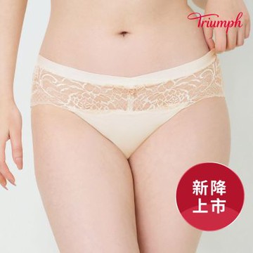 FLORALE 自由牡丹系列 中腰平口內褲 香草