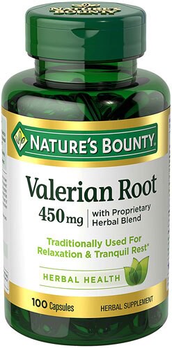 Nature's Bounty Valerian Root with Passion Flower 450 mg - 100 Capsules