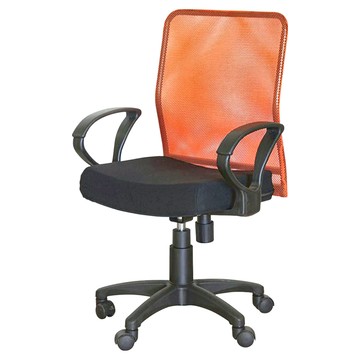 收納王妃 台灣製造透氣電腦椅 NP-01  44 x 59 x 105 cm  橘色
