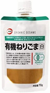 カタギ食品 有機ねりごま白 70g×5個