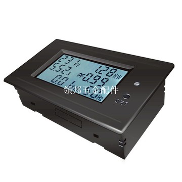 交流電壓 電流 功率 數顯表AC20/100A 電能多功能LCD液晶數顯儀表[領邦五金配件]