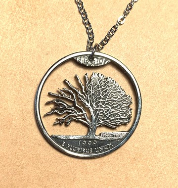 橡樹四季的生與死-美國50州橡樹硬幣