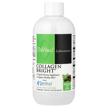 DaVinci Laboratories, Collagen Bright，薄荷巧克力，7.6 液量盎司（225 毫升）