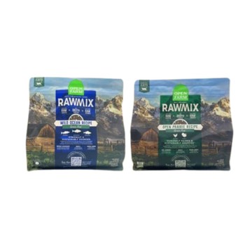 OPEN FARM開放農場-混凍乾無穀寵糧-全齡貓 8LB (3.63KG)(買二件送寵喵樂-貓草玩具1個隨機)（贈開放農場收納盒*1個-送完為止）