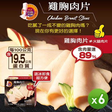 【名廚美饌】雞胸肉片(500g)_6盒組