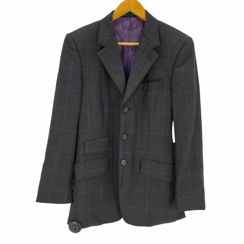 希少✨ ポールスミス PaulSmith テーラードジャケット 裏地虎柄 ウール Paul Smith(ポールスミス) 日本製 裏地ドット ウールチェック
