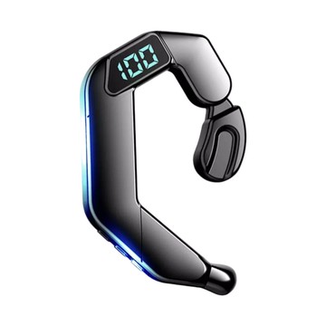 肌肉感v20數顯骨傳導藍芽耳機 藍芽耳機 骨傳導耳機