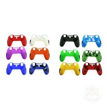 ✨限量搶購✨適用於PS4手柄硅膠套 加厚雙色手柄膠套 PS4 手柄防滑防汗 保護套
