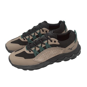 [ACS] Mizuno 休閒鞋 Wave Gnu GTX 寬楦 男鞋 棕 黑 防水 緩衝 健走鞋 美津濃 B1GA2502-55