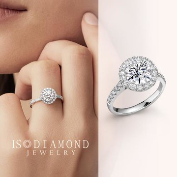 【ID】IGI 2克拉鉑金台 最白D /VS1 滿鑽圓環 輕奢 鑽石戒指(培育鑽石)