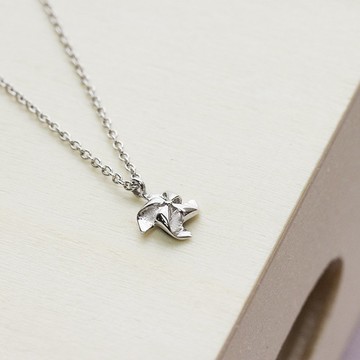 轉運風車 925純銀 項鍊