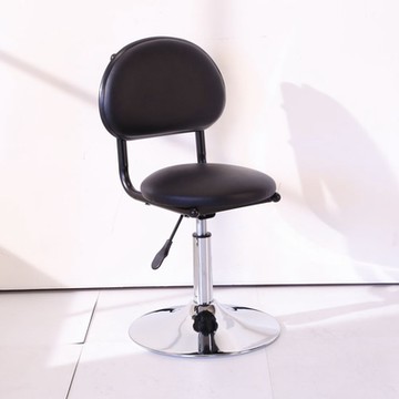 BuyJM 亞當皮面靠背圓座升降電腦椅/吧台椅40x40x75公分