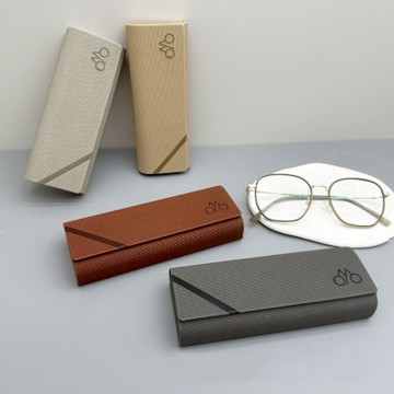 seoul show首爾秀 全鐵橫紋皮質硬殼防壓墨鏡老花近視太陽眼鏡盒