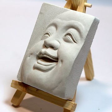 清水模軟裝設計 佛像擺飾八 香氛擺件 水泥軟裝 附贈木架