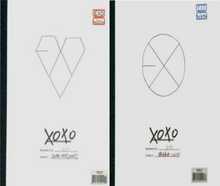 EXO 正規 1集 XOXO kiss hug 韓国語