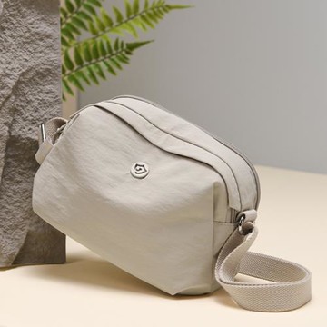 捷朗仕2025新款百搭枕頭包休閑小巧牛津布單肩包輕便外出帆布斜挎