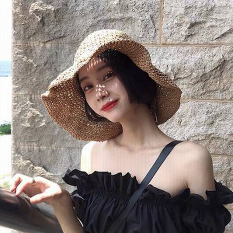 19麦わら帽子 レディース つば広 女優帽 ストローハット ビーチハット 紫外線対策 おしゃれ 帽子 Uv つば広ハットc116 通販 Lineポイント最大1 0 Get Lineショッピング