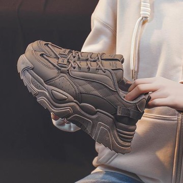 ins韓版新款老爹鞋女2024春季學生運動跑步鞋休閑鞋厚底TL835