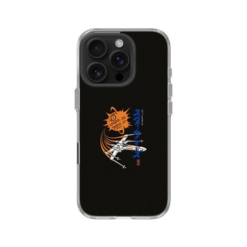 iPhone 16 Pro Clear Case（相機按鈕） 透明 - 迪士尼-星際大戰 Star Wars - 戰機-日文字系列