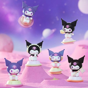 三麗鷗Sanrio 酷洛米Kuromi星際覓光系列 萌趣豆 盲盒(隨機出貨)