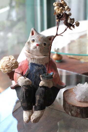 靈魂貓咪陶偶系列~我的優雅留給你也留給我自己