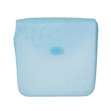 BBox 矽膠食物袋 莫蘭迪藍  安全無毒  寶寶自主進食好幫手  1個