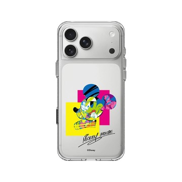 iPhone 17 Pro Max Clear Case（相機按鈕） 透明 - 迪士尼-米奇 Mickey - 亮麗設計-米奇