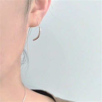 │簡約│法式垂墜 • 耳飾 • 純銀耳環