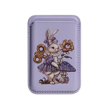 聯名 Zihling 發條兔兔 磁吸皮革卡套 ZLAE03