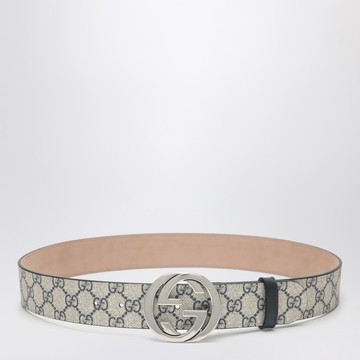 GG Supreme fabric belt with GG buckle