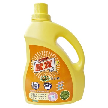OPEL 歐寶 檀香強效洗衣精 潔白 柔軟 芳香  4kg  1桶