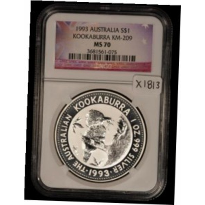 品質保証書付】 アンティークコイン NGC PCGS 1993 $1 Australia 1 oz